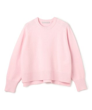 UNFILO カシミヤブレンド クルーネックニット ピンク