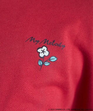 earth music&ecology マイメロディ＆クロミ／ｅａｒｔｈ　レトロアートスウェット Red