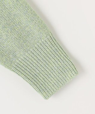 J.PRESS LADIES 【洗える】Reeves  Shine クルーネック ニット グリーン系