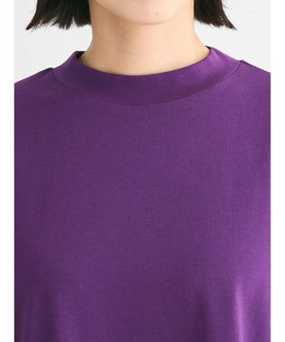 Green Parks 汗染み防止プチハイネックプルオーバー Purple