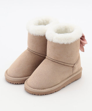 リボンフェイクムートンブーツ