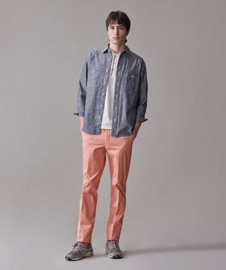 J.PRESS MEN 【洗える】コットンダンガリー シャツ / レギュラー ブラック系