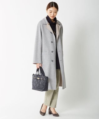 J.PRESS LADIES 【洗える】21ウェルストレッチコーデュロイ パンツ ライトグレー系