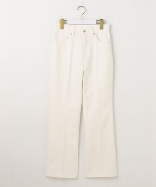 ANY SIS L 【美Denimシリーズ】センタープレスセミフレア デニム オフ