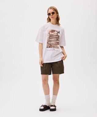 LENO PHOTO T-SHIRT 【UNISEX】/ フォトTシャツ WHITE
