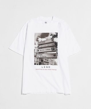 LENO PHOTO T-SHIRT 【UNISEX】/ フォトTシャツ WHITE