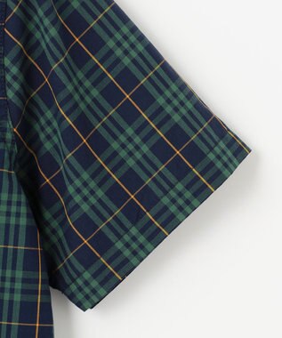 J.PRESS KIDS 【140-170cm】マドラスチェックシャツ グリーン系5
