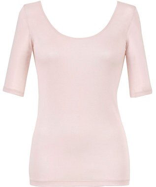 Wing インナー 【綿の贅沢オーガニック】 オーガニックコットン混素材 さらっと薄くて軽い ５分袖 EL1556 ウイング／ワコール