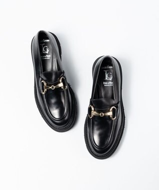 BONTRE 【LucaGrossi/ルカグロッシ】厚底ビットローファー ブラック