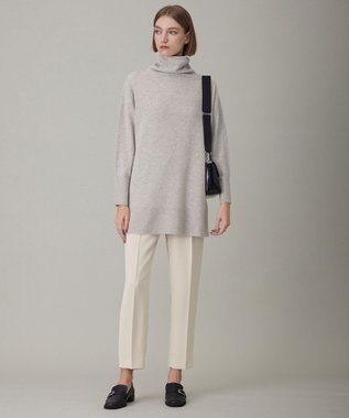 ICB 【洗える】 ライトダブルクロス ドロストパンツ トープ系