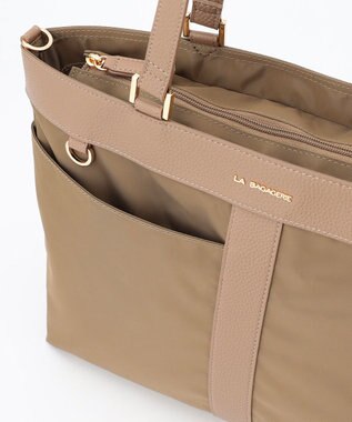 LA BAGAGERIE コンビ2WAYトートバッグ MEDIUM ベージュ