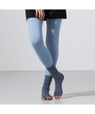 Chacott Chacott BALANCE5本指グリップソックス アイアンブルー杢