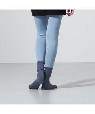 Chacott Chacott BALANCE5本指グリップソックス アイアンブルー杢