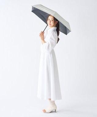 MOONBAT 【遮光100％/自動開閉】 晴雨兼用 折りたたみ傘 コンパクト kowaza コワザ 無地 ホワイト