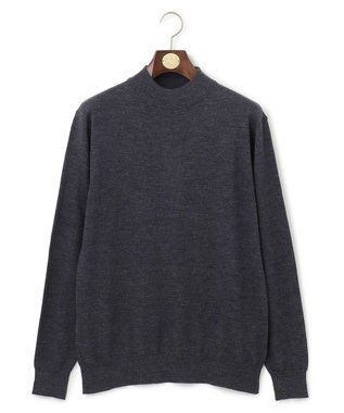 J.PRESS MEN 【WEB限定 / ジャケットインに最適】モックネック ニット グレー系