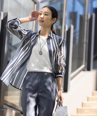 J.PRESS LADIES L 【洗える】ニット タンクトップ ホワイト系