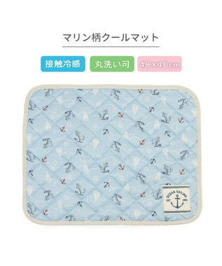 PET PARADISE ペットパラダイス クール マット 《マリン柄》 48×40cm マリン柄