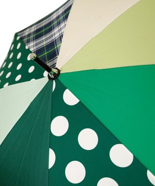 +RING 【プラスリング】【数量限定】 UNISEX 雨傘（長）60cm GRN T1202 緑