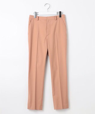 J.PRESS LADIES 【洗える】ポリエステルレーヨンマイクロギャバストレッチ テーパード パンツ ピンク系