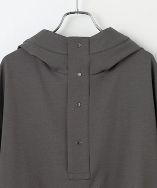 #Newans 【洗濯機可能】フ―ディーアノラック チャコール