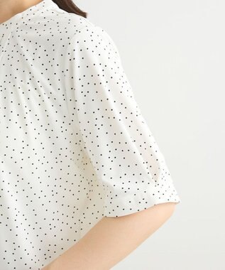 Green Parks ２ｗａｙ　５分袖ブラウソー Dot