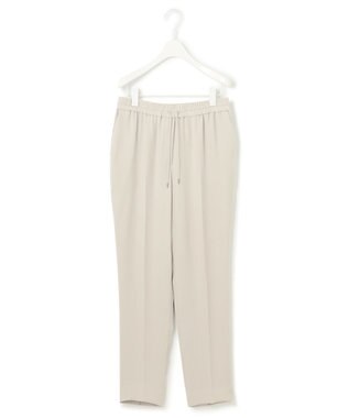 ICB 【洗える】ライトダブルクロス ドロストパンツ トープ系