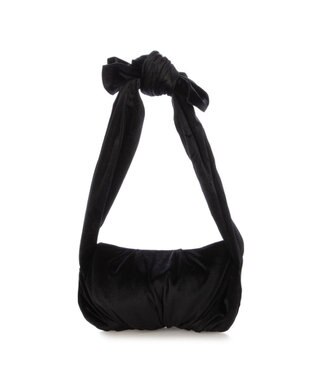 UNBILLION カカトゥ kakatoo / ベルベットノットリボンバッグﾞ ブラック