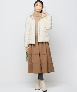 組曲 S ライトタフタショートダウンコート 【WEB限定】アイボリー系9