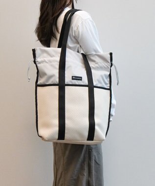 ACE BAGS & LUGGAGE Champion ネオ トートバッグ ネオプレーン素材 15L 63854 チャンピオン 巾着 アイボリー