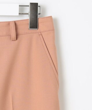 J.PRESS LADIES 【洗える】ポリエステルレーヨンマイクロギャバストレッチ テーパード パンツ ピンク系