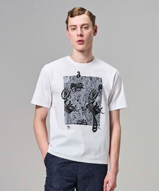 JOSEPH HOMME 【HIGH GRADE LINE】オリエンタルプリント　クルーネックTシャツ