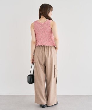 Green Parks ・ｓｗｉｎｇ　ｂｙ　２ｗａｙチュールヤーンベスト Pink