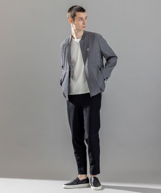 JOSEPH HOMME ＜新色追加＞新素材【通気性/ストレッチ】トリコサッカーストレッチ 　ジップアップブルゾン 【追加カラー】グレー系