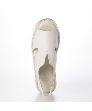 ing <ing>【サスティナブルシリーズ】サイドオープンサンダル ホワイト