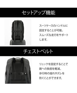 ACE BAGS & LUGGAGE ace. ラグレンティスX ビジネスリュック A4/14インチPC収納 高強度 20051 エース ブラック