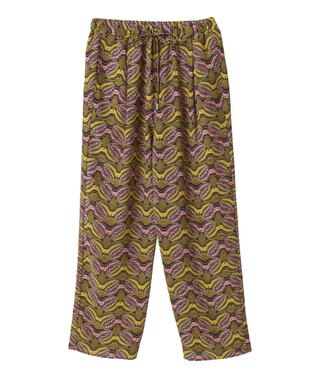 Green Parks 柄イージーパンツⅢ（テーパード） Yellow