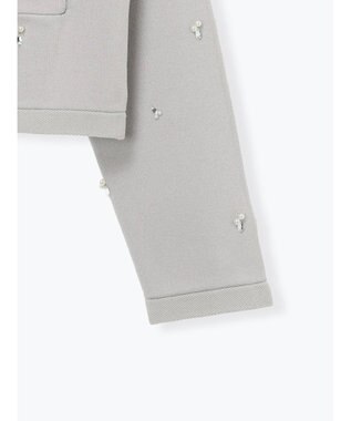 Te chichi パールビジューニットライトジャケット《2026 spring catalog item》 Ｓグレー