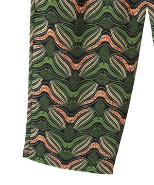 Green Parks 柄イージーパンツⅢ（テーパード） Green