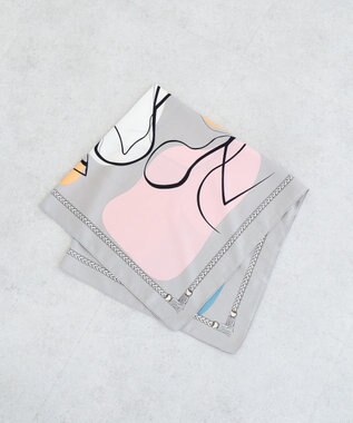 Green Parks ・モダンパターンスカーフ　９０×９０