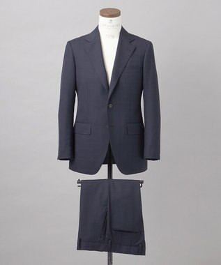 GOTAIRIKU オールシーズン対応【山栄毛織】 RETRO TECH スーツ ネイビー系4