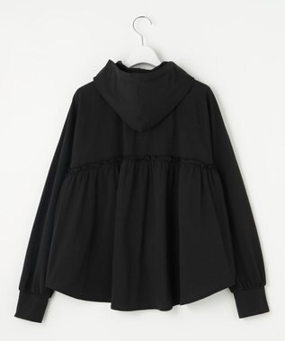 Feroux 【追加生産決定！ 】ラッシュガードフリル パーカー ブラック系