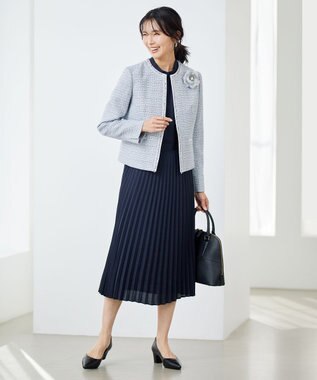 23区 サブバッグ付き2WAY トートバッグ ブラック系