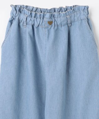 ANY KIDS デニム ワイド パンツ ブルー