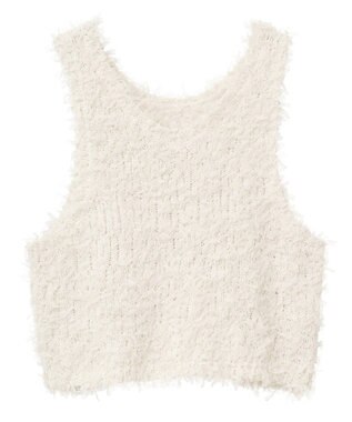 Green Parks ・ｓｗｉｎｇ　ｂｙ　２ｗａｙチュールヤーンベスト Ivory