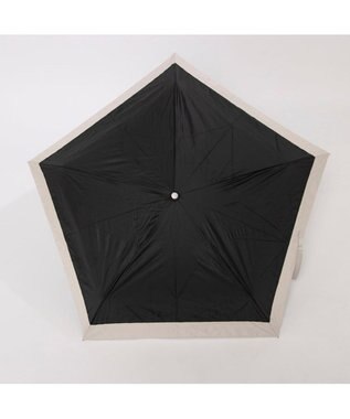 UNBILLION カシュネ cachenez / PU軽量バイカラー自動開閉3段折りたたみ傘 ブラック