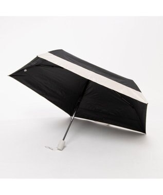 UNBILLION カシュネ cachenez / PU軽量バイカラー自動開閉3段折りたたみ傘 ブラック