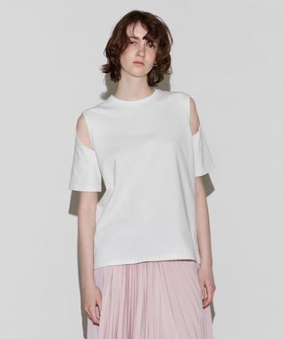 NAVE 【Nave　洗える】クリアジャージー Tシャツ ホワイト系