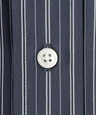 J.PRESS MEN KANEMASA マルチストライプジャージ シャツ ネイビー系1