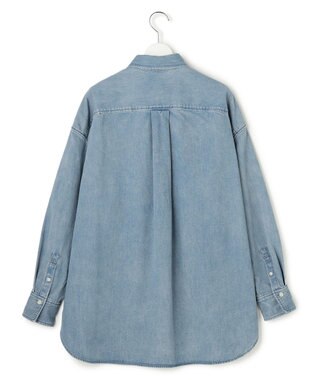 23区 L 【SLOW/一部店舗限定】2WAY ダンガリー シャツ スカイブルー系