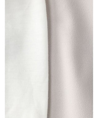 CRAFT STANDARD BOUTIQUE 梨地カットベスト＋Ｌ／Ｓ　ＴＥＥーＳＥＴ Light Gray